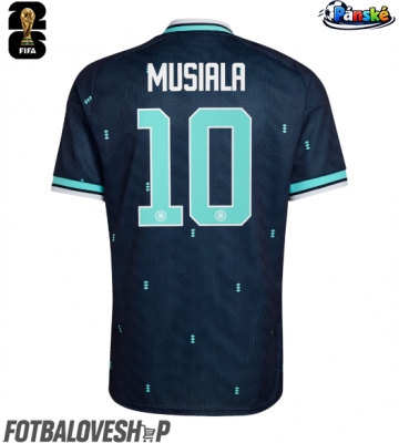 Německo Jamal Musiala #10 Venkovní Dres MS 2026 Krátký Rukáv